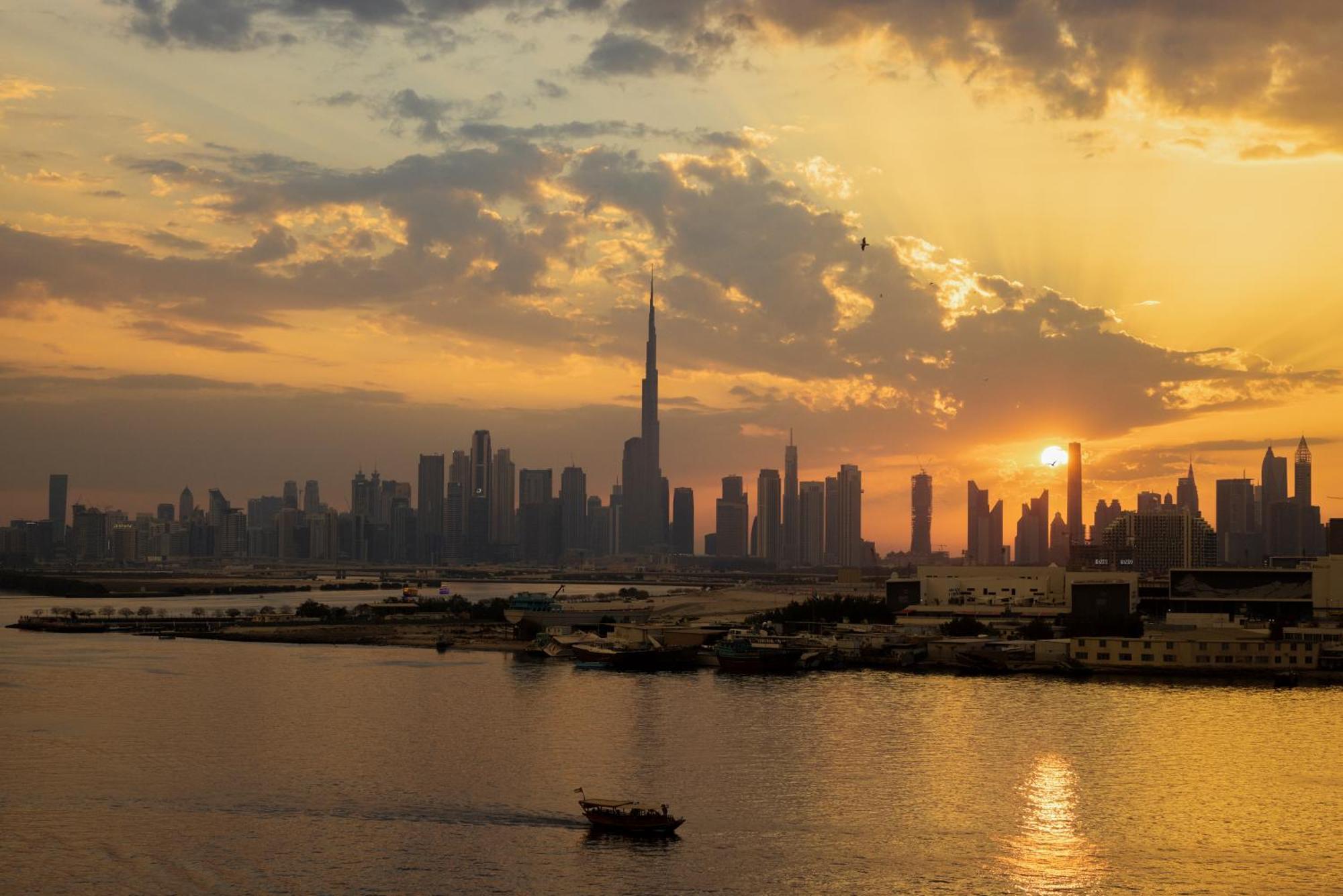 Address Creek Harbour 호텔 두바이 외부 사진 Dubai skyline