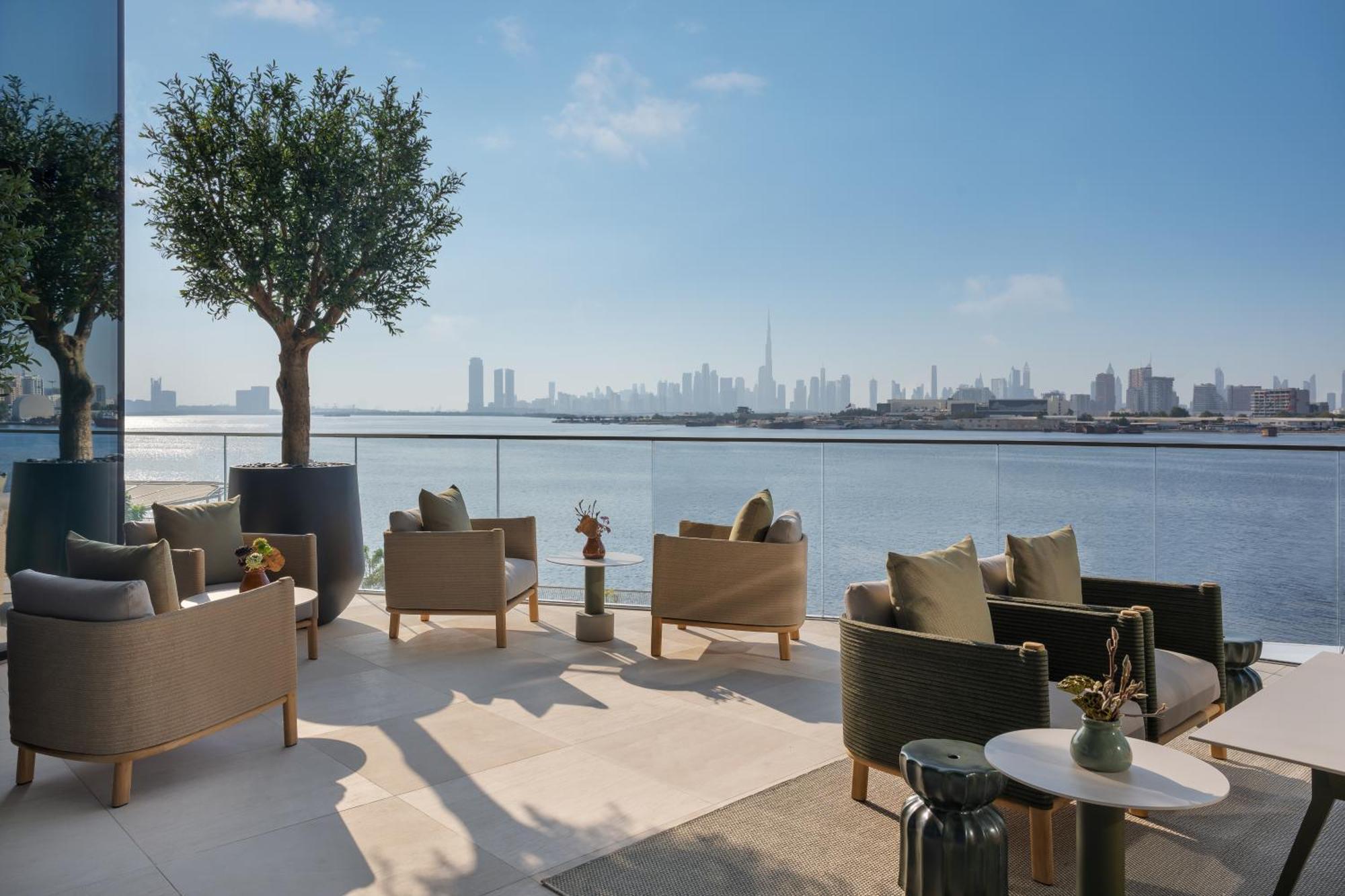 Address Creek Harbour 호텔 두바이 외부 사진 View from the terrace